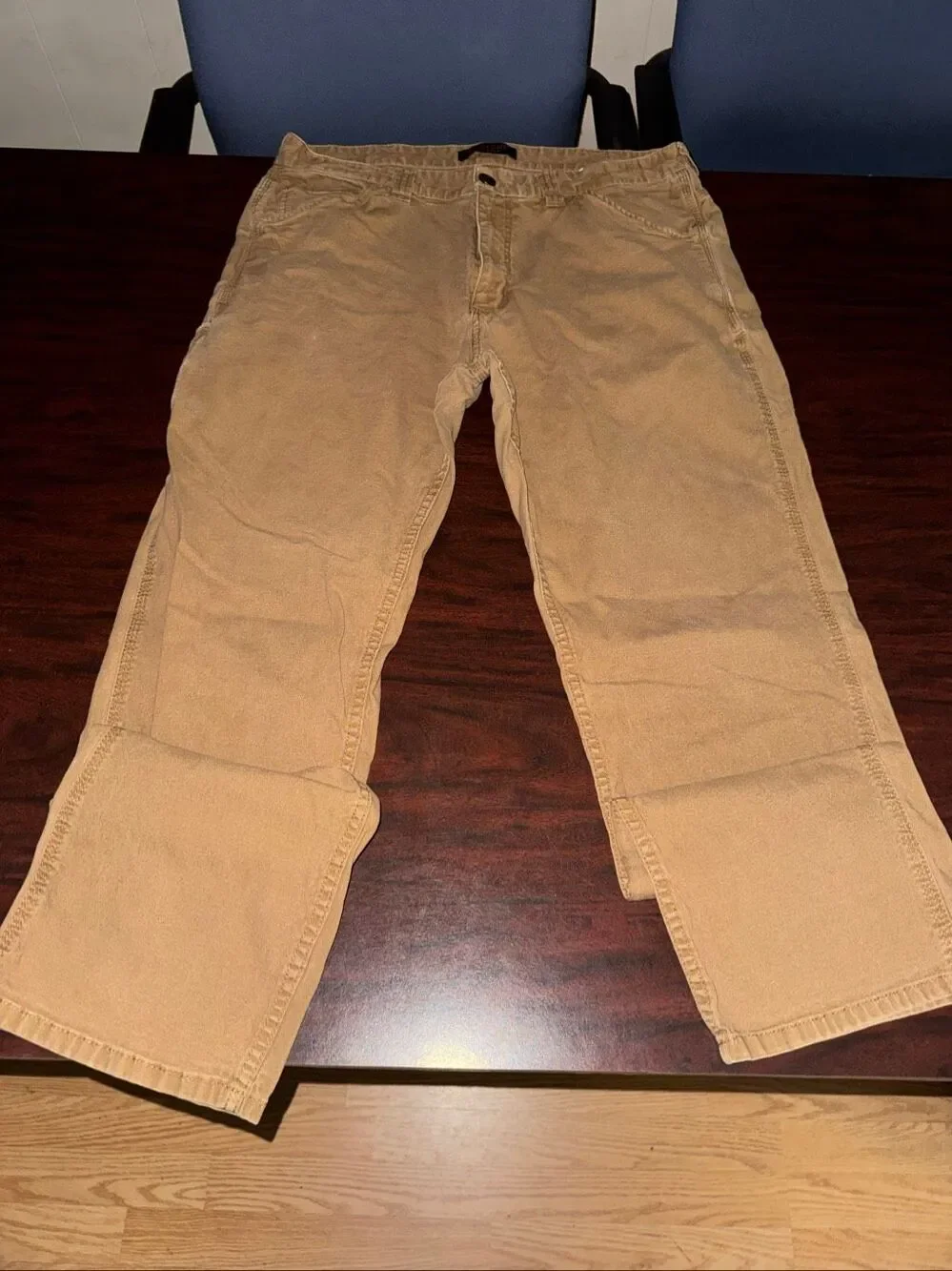 Ridgecut Toughwear Mens Tan Pants Size 38x34